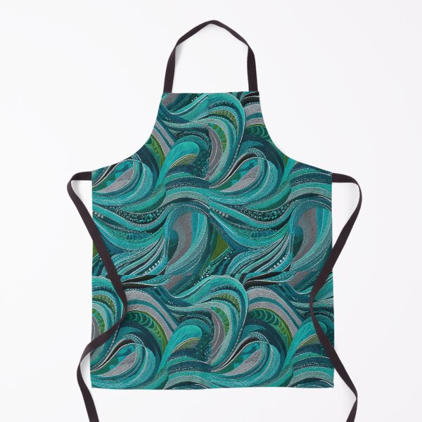 Item preview, Transformative Teal Pattern Collection – 2026 Color Trend, Modern Concentric Art Nouveau Circles designed and sold by Ewa Miller.