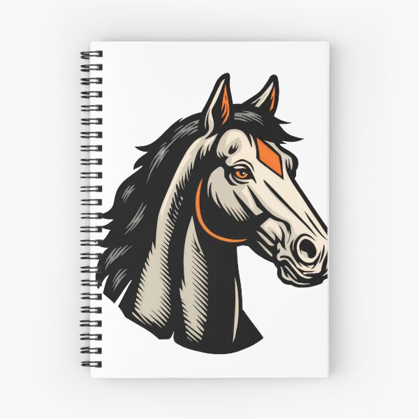 Item preview, Crimson Crest: Graphic Horse in Bold Form designed and sold by ForeverPrintsOK.