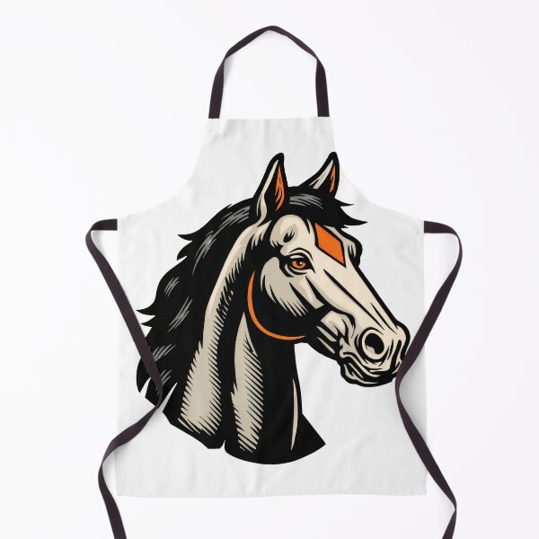 Item preview, Crimson Crest: Graphic Horse in Bold Form designed and sold by ForeverPrintsOK.
