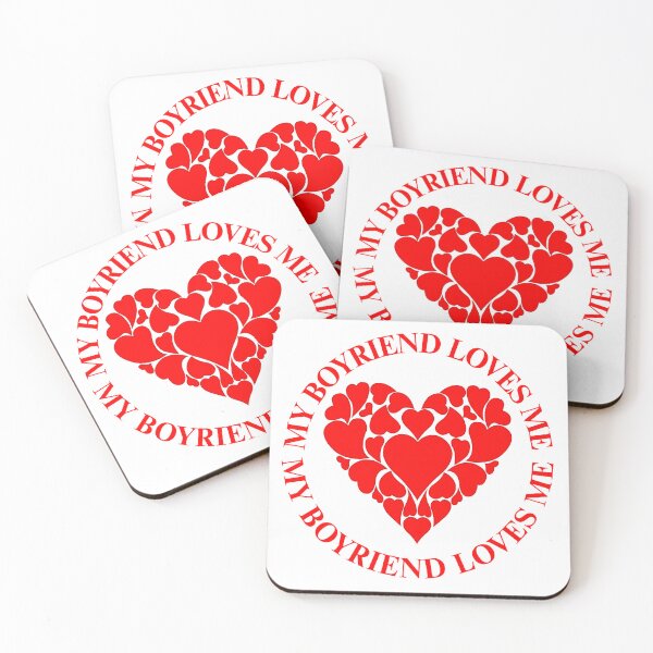 Item preview, MY BOYFRIEND LOVES ME - Cute Gift for Girlfriend designed and sold by HGstudioDesign.