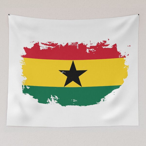 Item preview, Ghana National Flag | Distressed Grunge designed and sold by MammothArt.