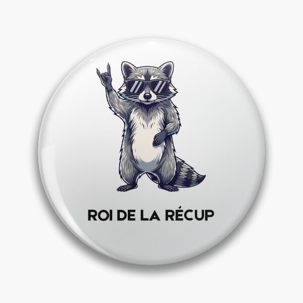 Item preview, Cool Raccoon - King of Recycling - Funny Trash Panda Design designed and sold by Instants Design.