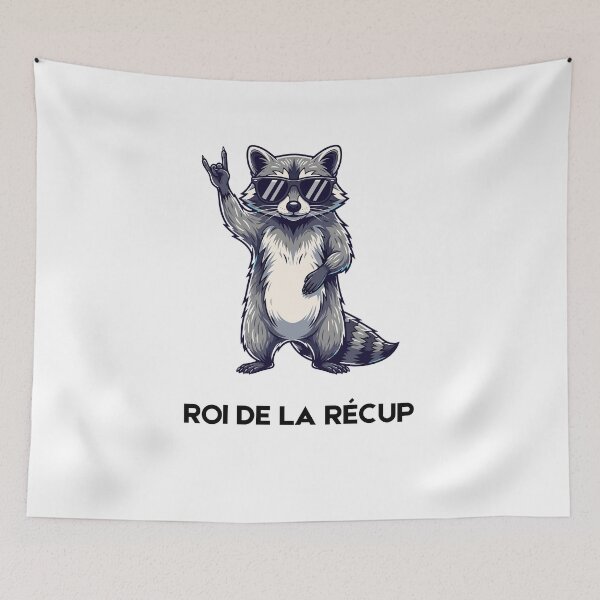 Item preview, Cool Raccoon - King of Recycling - Funny Trash Panda Design designed and sold by Instants Design.