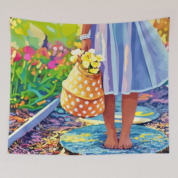 Item preview, Bare Feet and Stepping Stones designed and sold by tomorrowsart.
