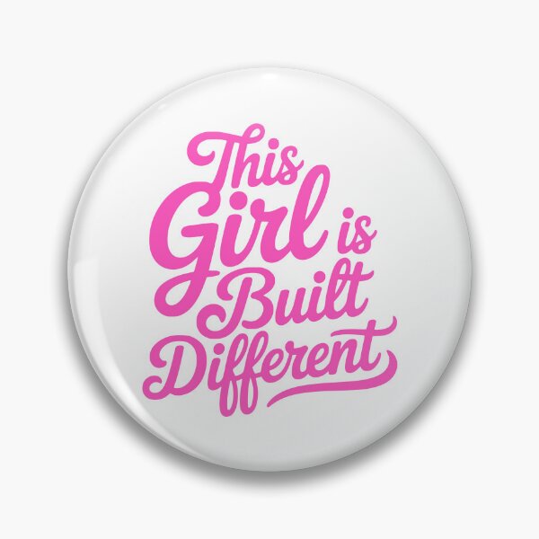 Item preview, This Girl Is Built Different! Pink Female designed and sold by PMCreative.