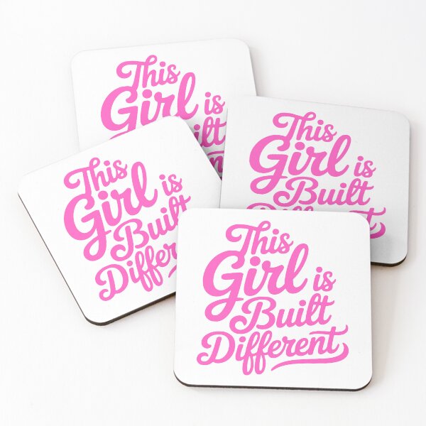 Item preview, This Girl Is Built Different! Pink Female designed and sold by PMCreative.