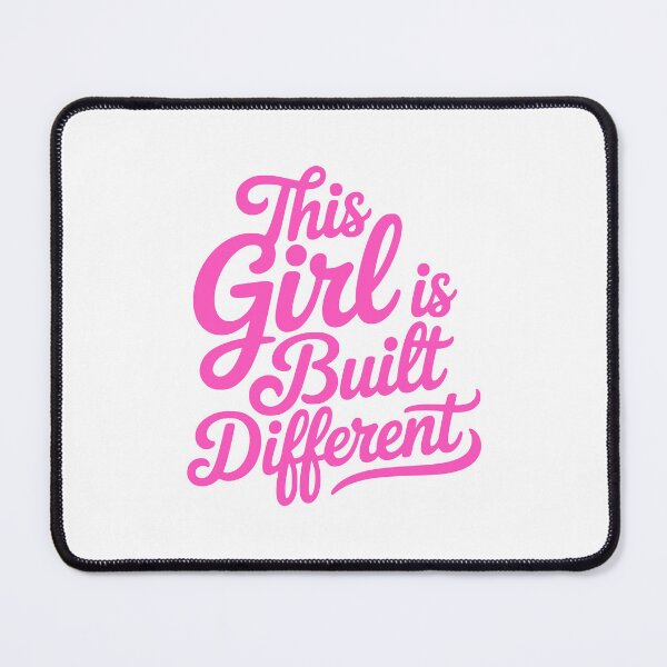 Item preview, This Girl Is Built Different! Pink Female designed and sold by PMCreative.