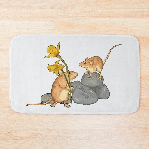 Item preview, Mice With Daffodils, Flowers, Love, Romance designed and sold by JoyfulWhimsy.