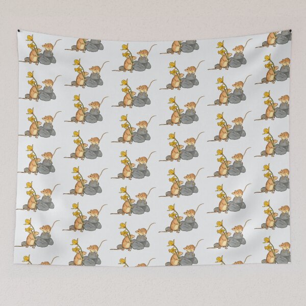Item preview, Mice With Daffodils, Flowers, Love, Romance designed and sold by JoyfulWhimsy.