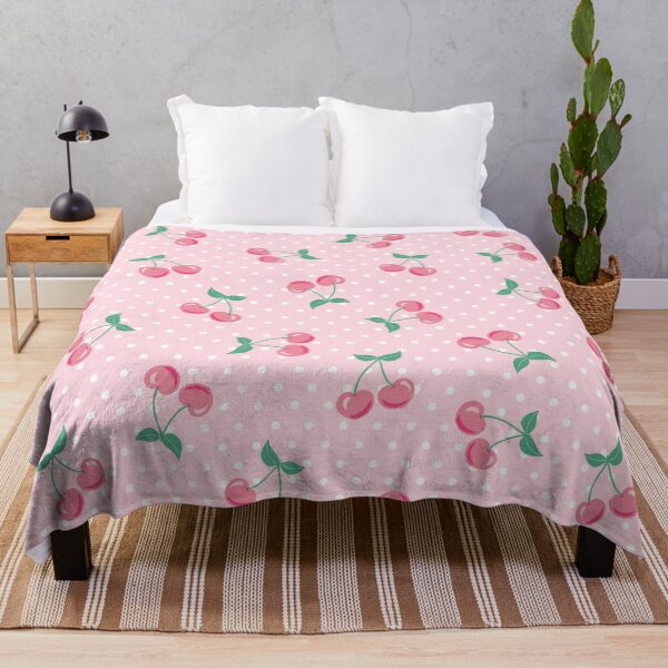 Item preview, Pink Cherry with Pastel Pink with Polka Dots designed and sold by Goolsby-Designs.