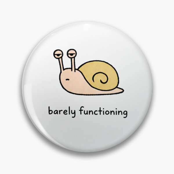 Item preview, Barely Functioning Snail Sticker designed and sold by Przemsi40.