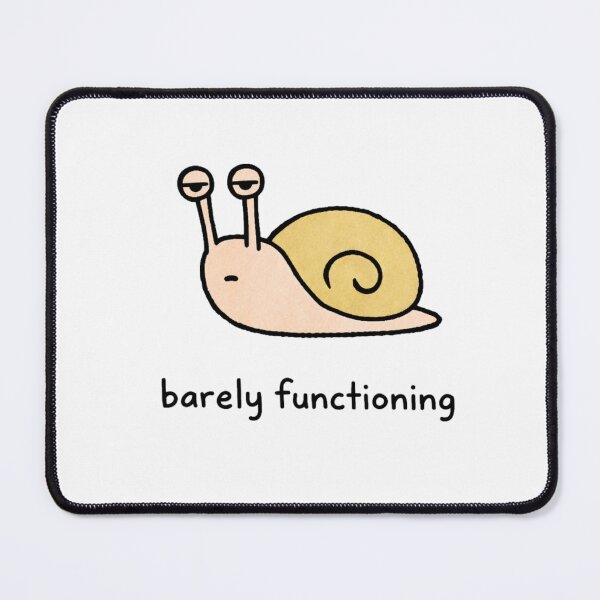 Item preview, Barely Functioning Snail Sticker designed and sold by Przemsi40.