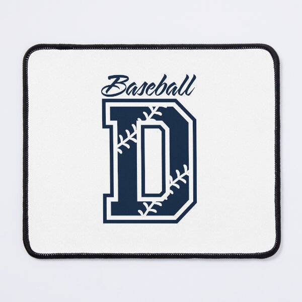 Item preview, Letter D Baseball Stitch Monogram – Varsity Sports designed and sold by WM Fashion.