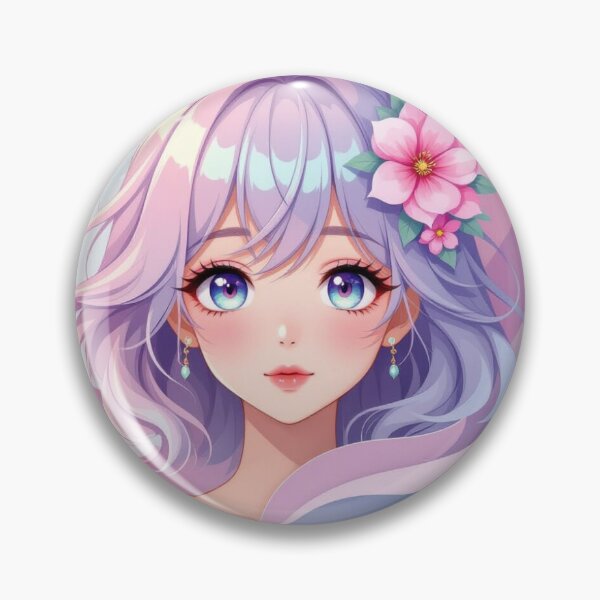 Item preview,  Anime Elegance – Soft Eyes & Pastel Dreams in poetic Flow designed and sold by FotoworldEdel.