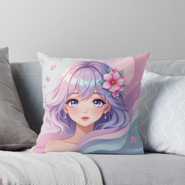 Item preview,  Anime Elegance – Soft Eyes & Pastel Dreams in poetic Flow designed and sold by FotoworldEdel.