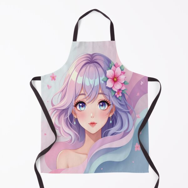 Item preview, Anime Elegance – Soft Eyes & Pastel Dreams in poetic Flow designed and sold by FotoworldEdel.