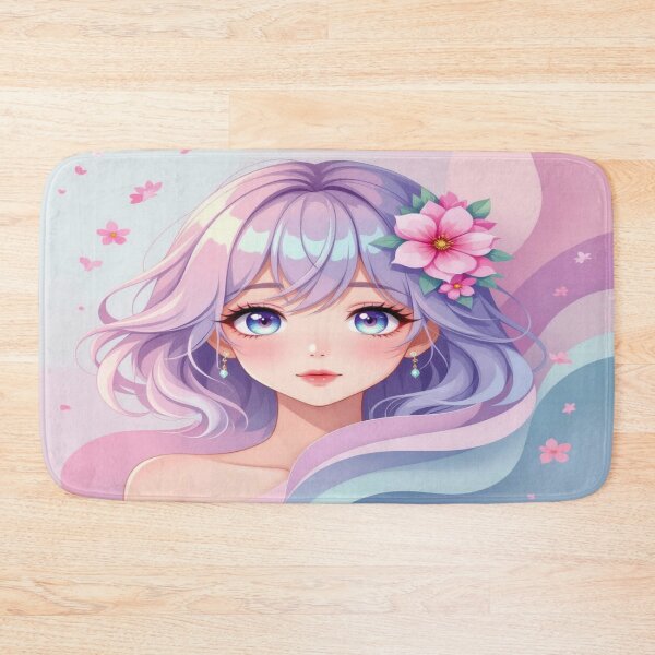 Item preview,  Anime Elegance – Soft Eyes & Pastel Dreams in poetic Flow designed and sold by FotoworldEdel.