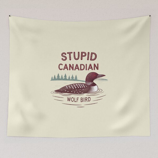 Item preview, Stupid-Canadian-Wolf-Bird designed and sold by andromeda-redd.
