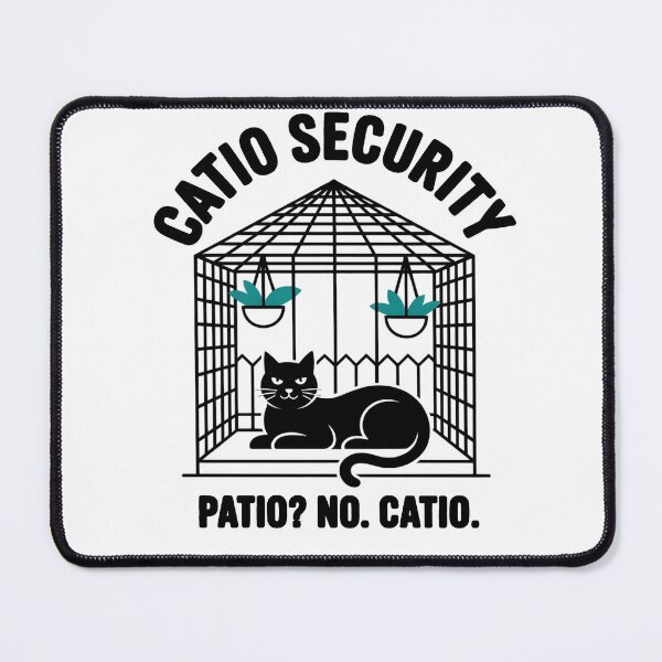 Item preview, Catio Security Patrol Patio No Catio designed and sold by MooonTees.