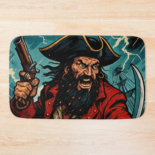 Item preview, Blackbeard  | Comics style - Cartoon designed and sold by ComicsFactory.