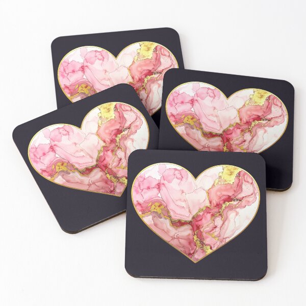 Item preview, Golden veins of the heart, rosé cream designed and sold by LiskoDesign.