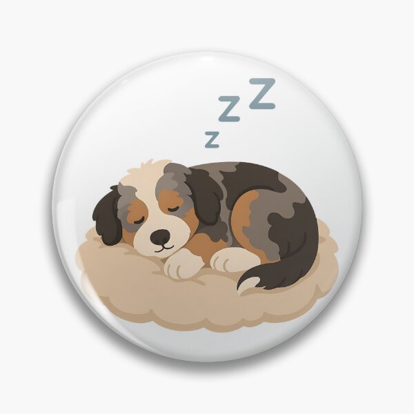 Item preview, Nap Time Cute Aussie Doodle Puppy Sleeping ZZZ - Cozy Dog designed and sold by Balasan.