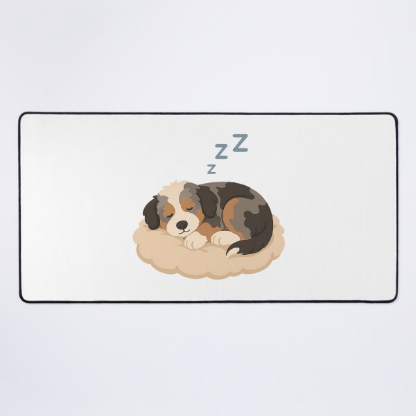 Item preview, Nap Time Cute Aussie Doodle Puppy Sleeping ZZZ - Cozy Dog designed and sold by Balasan.