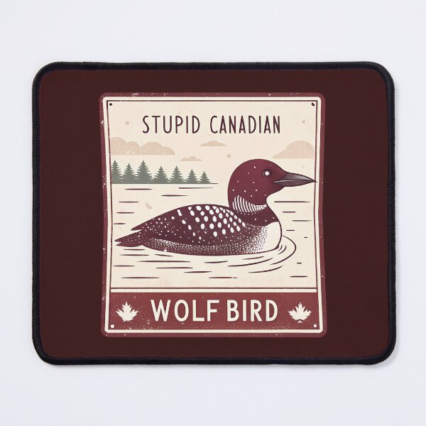 Item preview, Stupid-Canadian-Wolf-Bird  designed and sold by andromeda-redd.