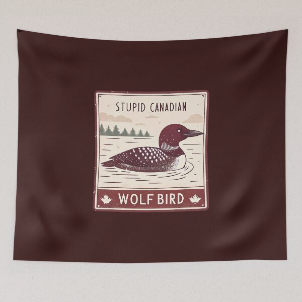 Item preview, Stupid-Canadian-Wolf-Bird  designed and sold by andromeda-redd.