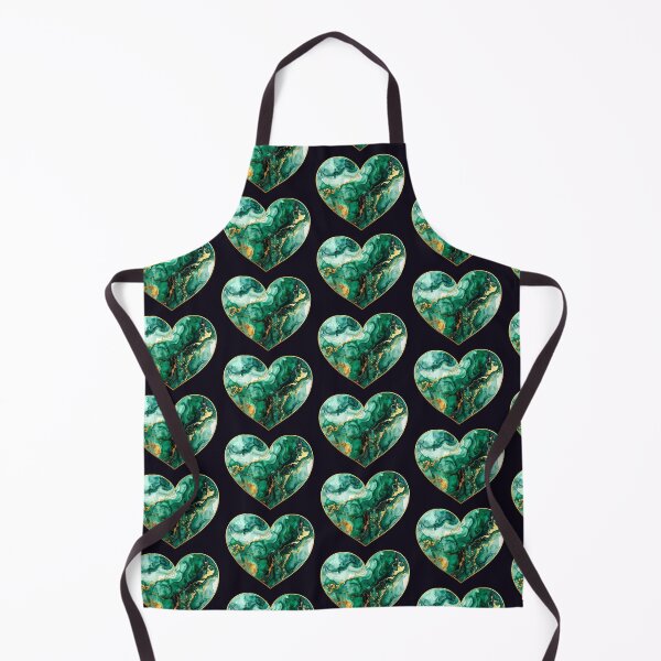 Item preview, Heart of stone and gold, emerald green designed and sold by LiskoDesign.
