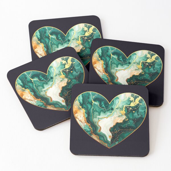 Item preview, Marble Poetry, Emerald Green designed and sold by LiskoDesign.