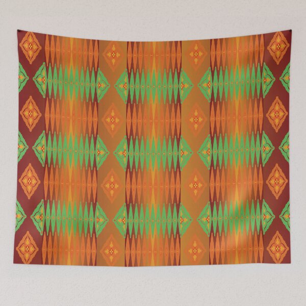 Item preview, Lucky Color Abundance Geometric Pattern designed and sold by OIL Pattern Design .