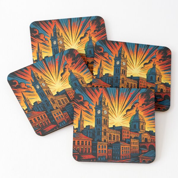 Item preview, Blackburn, city | Comics style - Cartoon designed and sold by ComicsFactory.