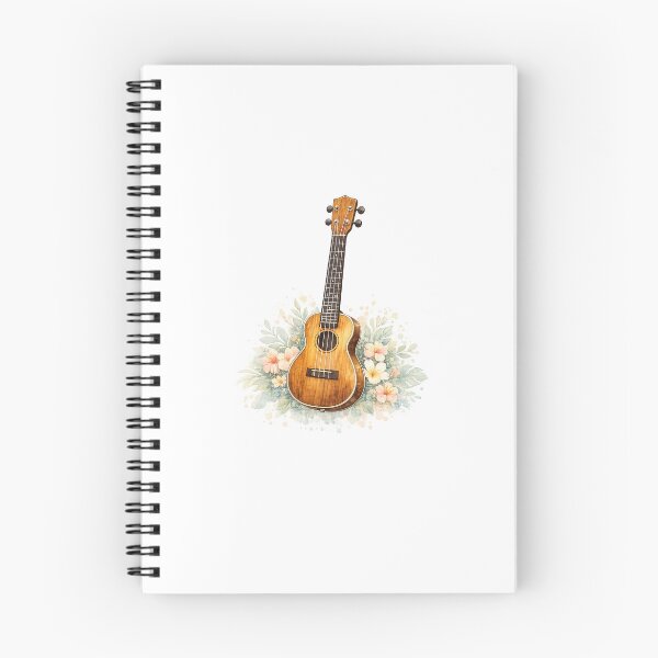 Item preview, Guitar with floral pattern designed and sold by LongIslandDesgn.