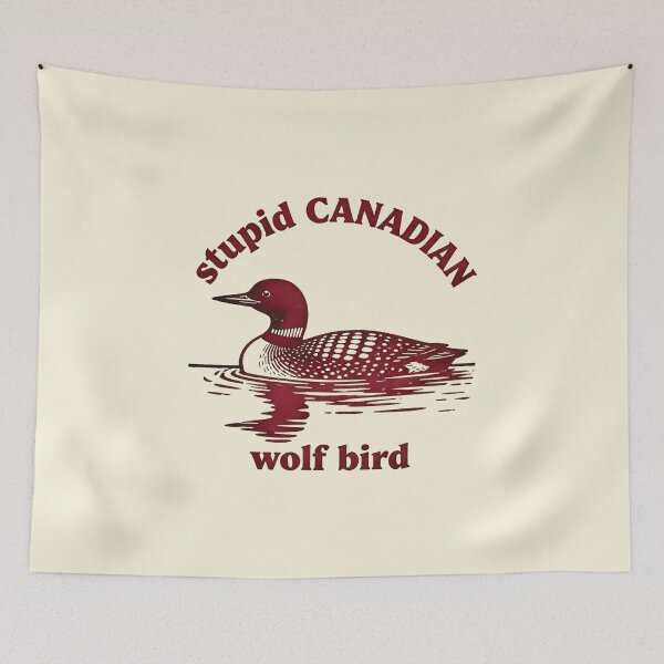 Item preview, Stupid-Canadian-Wolf-Bird  designed and sold by andromeda-redd.