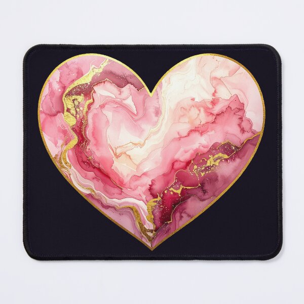 Item preview, Heart of stone and gold, rosé cream designed and sold by LiskoDesign.