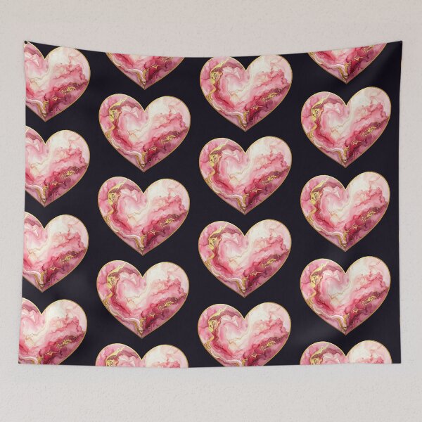 Item preview, Heart of stone and gold, rosé cream designed and sold by LiskoDesign.