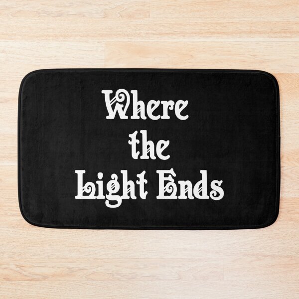 Item preview, Where the Light Ends – Minimal Gothic Typography Quote designed and sold by TheInkRaven.