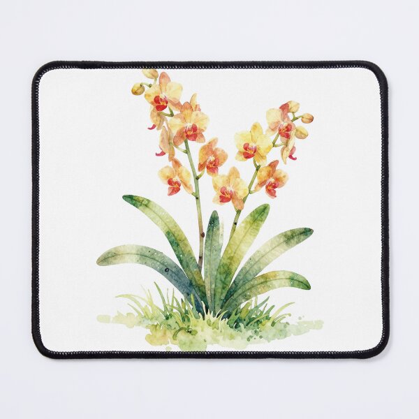 Item preview, Red and yellow orchid designed and sold by WildArtIT.