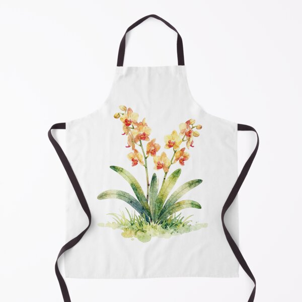 Item preview, Red and yellow orchid designed and sold by WildArtIT.