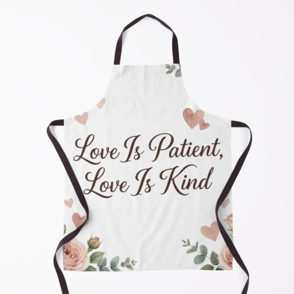 Item preview, Love Is Patient Love Is Kind Christian Valentine Faith Design designed and sold by MyTshirtArt.