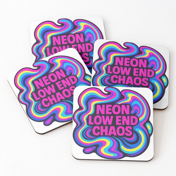 Item preview, Neon Low End Chaos – Psychedelic Bass Energy Design designed and sold by |TRSSHOP|.