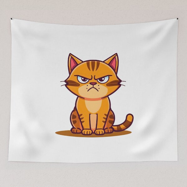 Artikelvorschau, Grumpy Cat Cartoon Design entworfen und verkauft von Kavya Art.