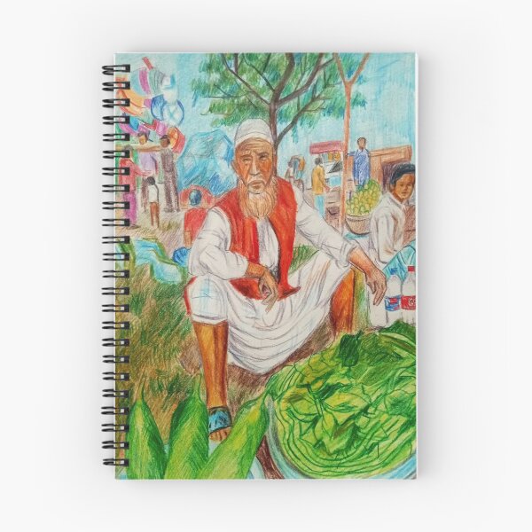 Item preview, Uttara Dia Bari life street scene near Metro Rail. designed and sold by fbtrisha.