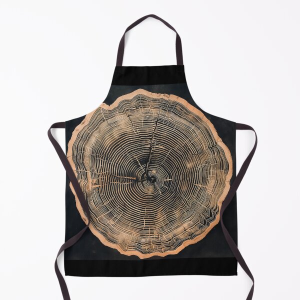 Item preview, Print of a cut oak tree on bronze-coloured paper, cross section designed and sold by Rogervdb.