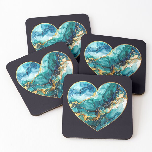 Item preview, Marble Poetry, blue cream designed and sold by LiskoDesign.