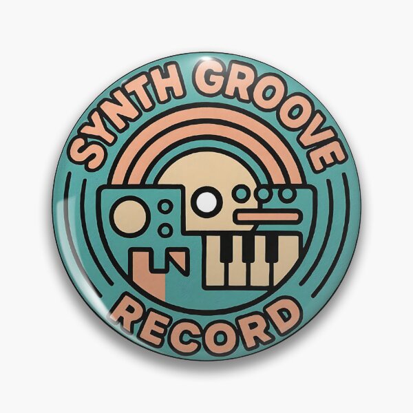 Item preview, Synth Groove Record – Retro Synthwave Music Label Style designed and sold by |TRSSHOP|.