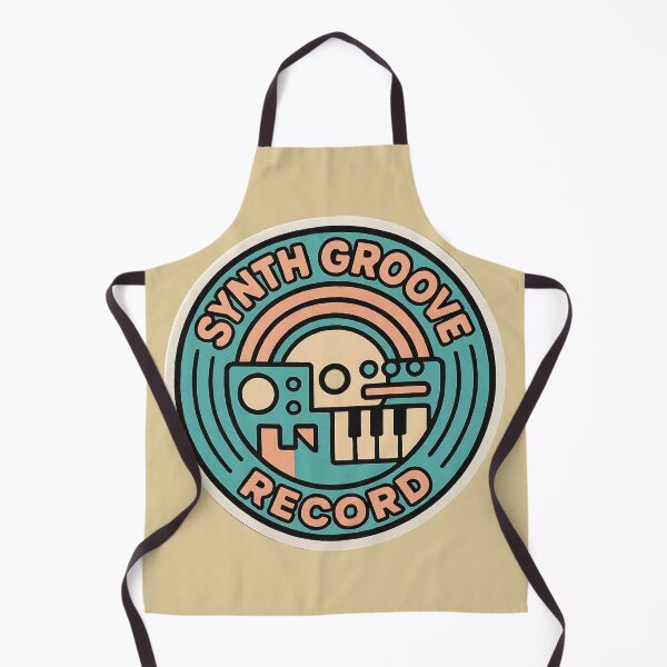 Item preview, Synth Groove Record – Retro Synthwave Music Label Style designed and sold by |TRSSHOP|.
