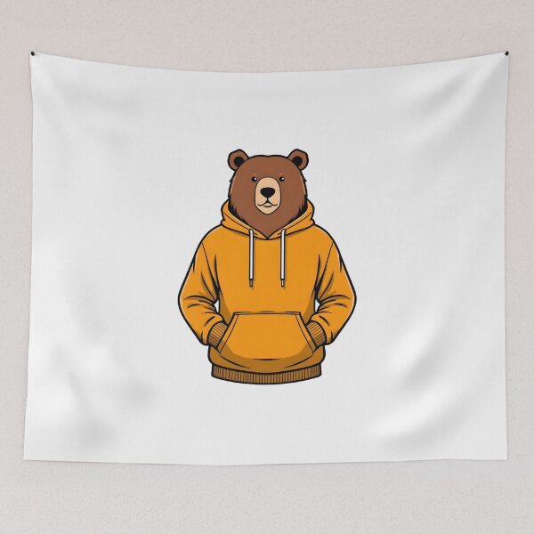 Item preview, Cozy Bear Hoodie Design designed and sold by Kavya Art.