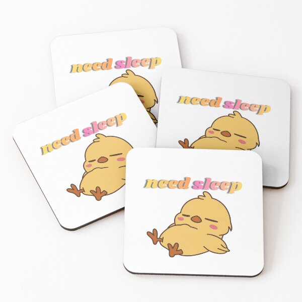 Item preview, Sleepy Cute Chick – Need Sleep Funny Cartoon Bird designed and sold by Artistshert.